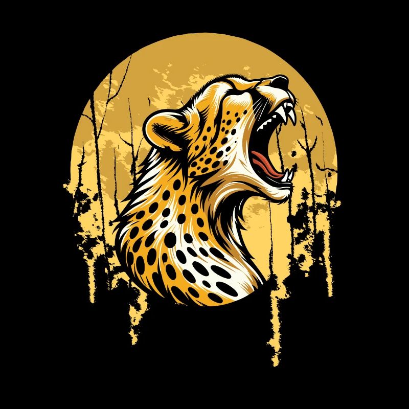 Hurlement de la lune guépard