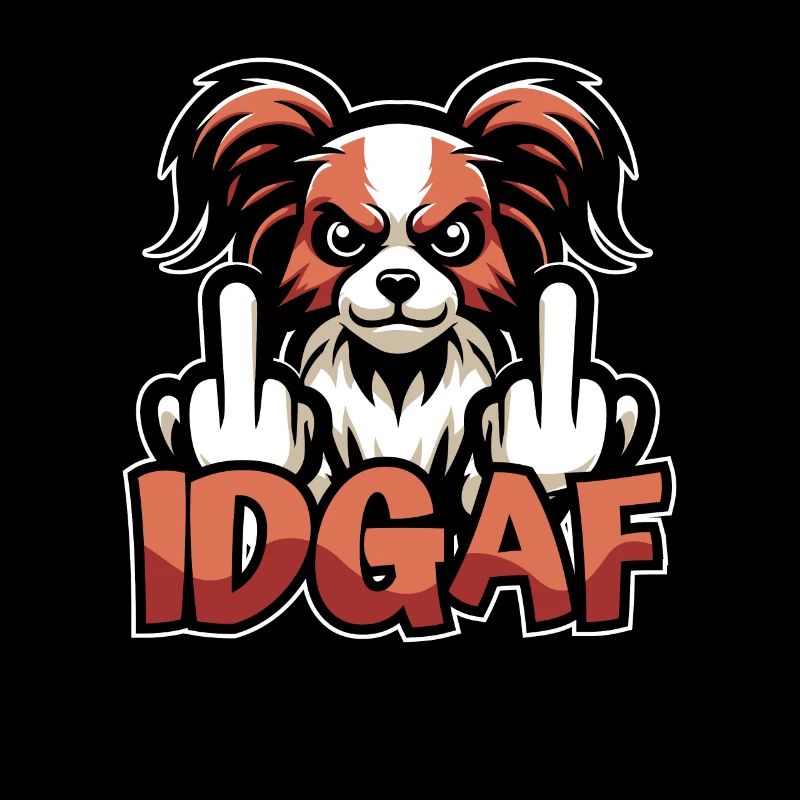Brittany Spaniel Es Ist Mir Scheißegal Idgaf