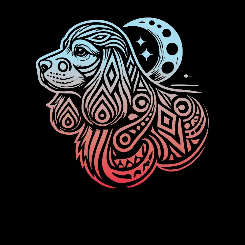 Cocker Spaniel Stammes Moon Phases