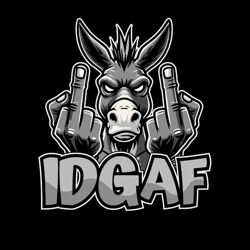 Muli Esel Idgaf