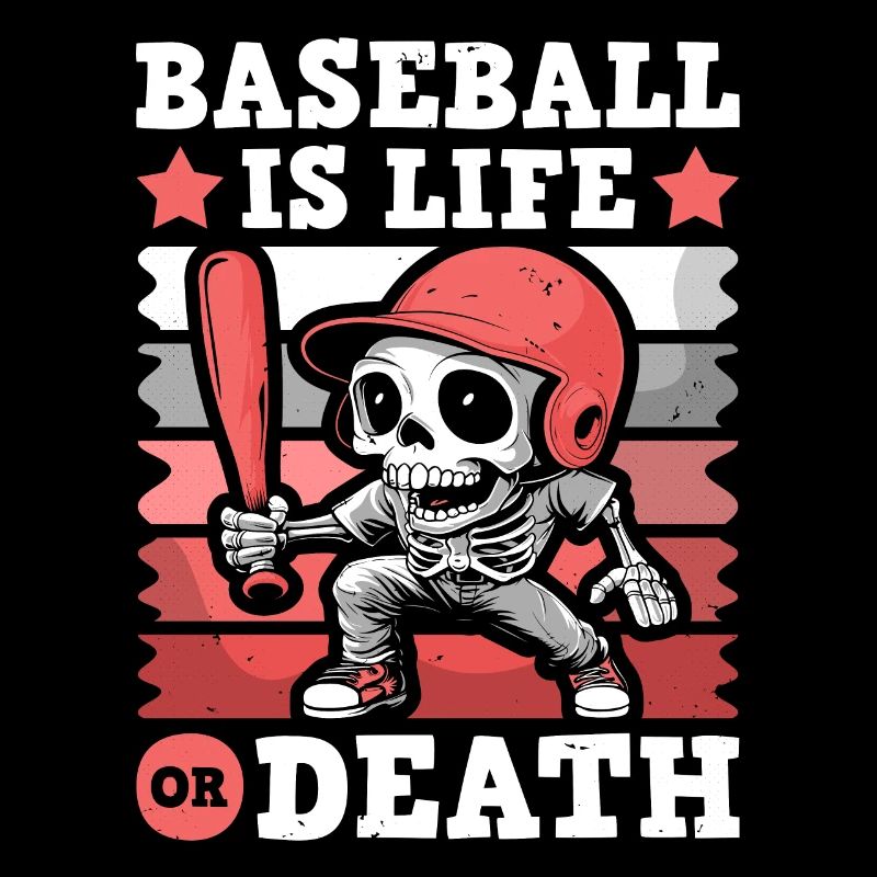 Squelette de baseball