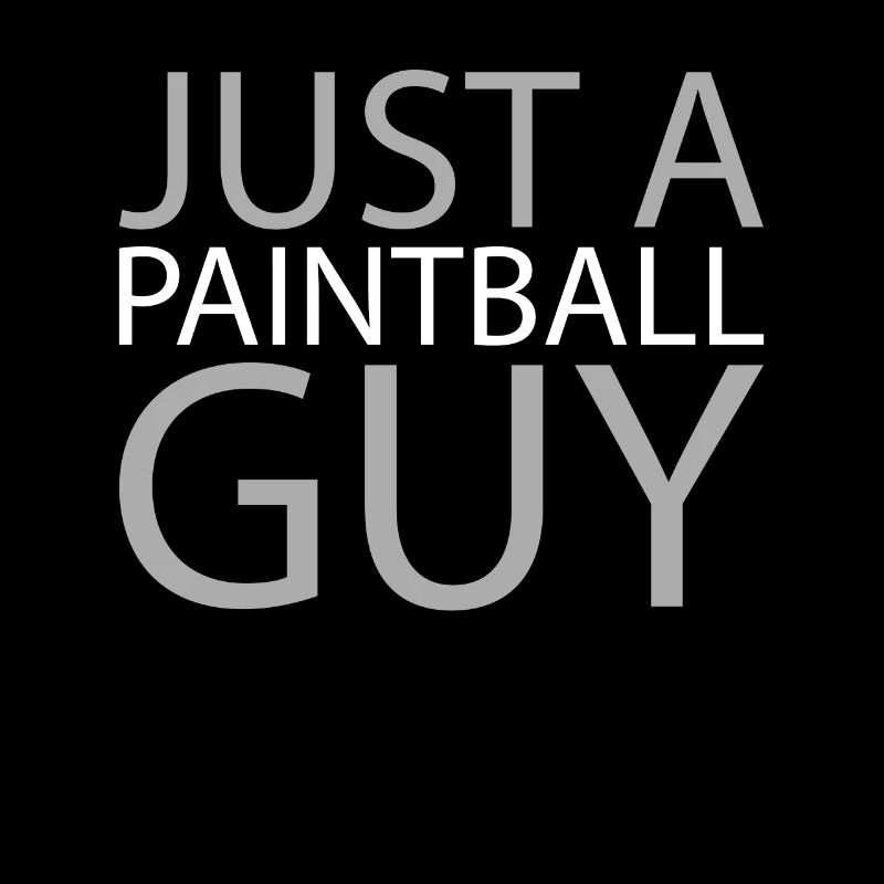 Paintball Juste un gars de paintball
