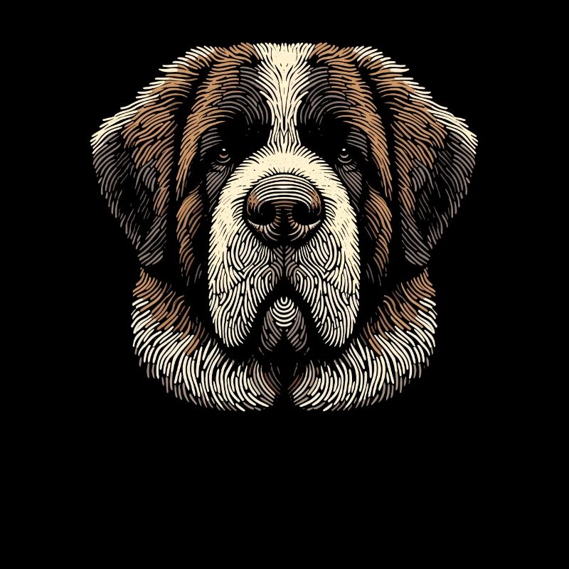 Empreinte digitale du Saint-Bernard