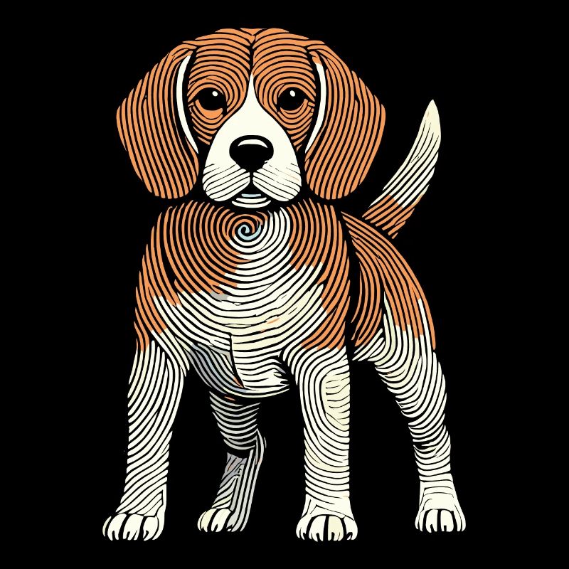 Empreinte digitale du beagle