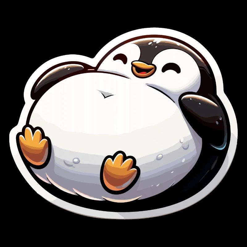 Fat Penguin Funny Penguin Gift