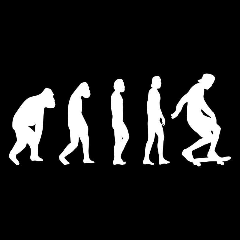 Skateboard Evolution Skater Sport Longboard Sakten