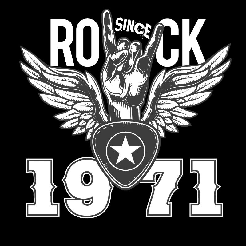50. anniversaire rond Rock aile