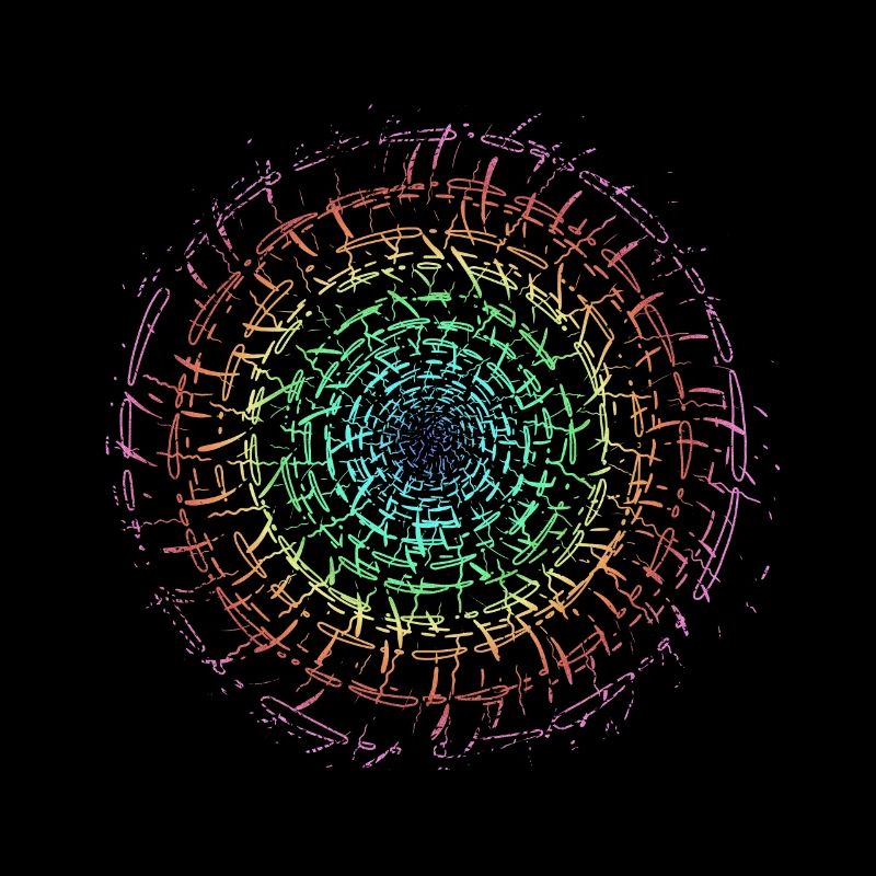 Self Design Rainbow Gyro Background