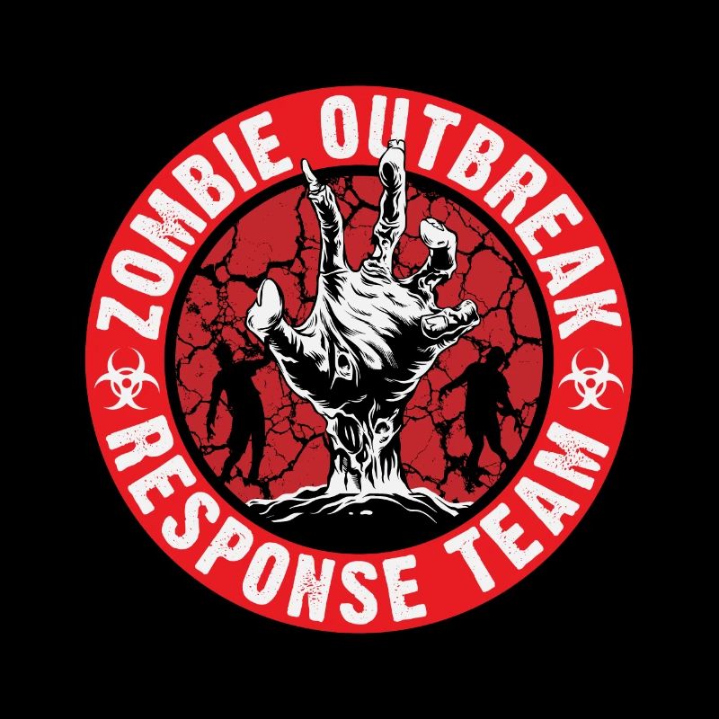 Zombie erupted Halloween Team