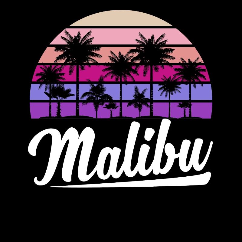 Rétro Malibu coucher de soleil Relax