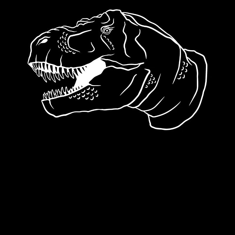 Retro T-Rex Dino Neon Outfit Gift