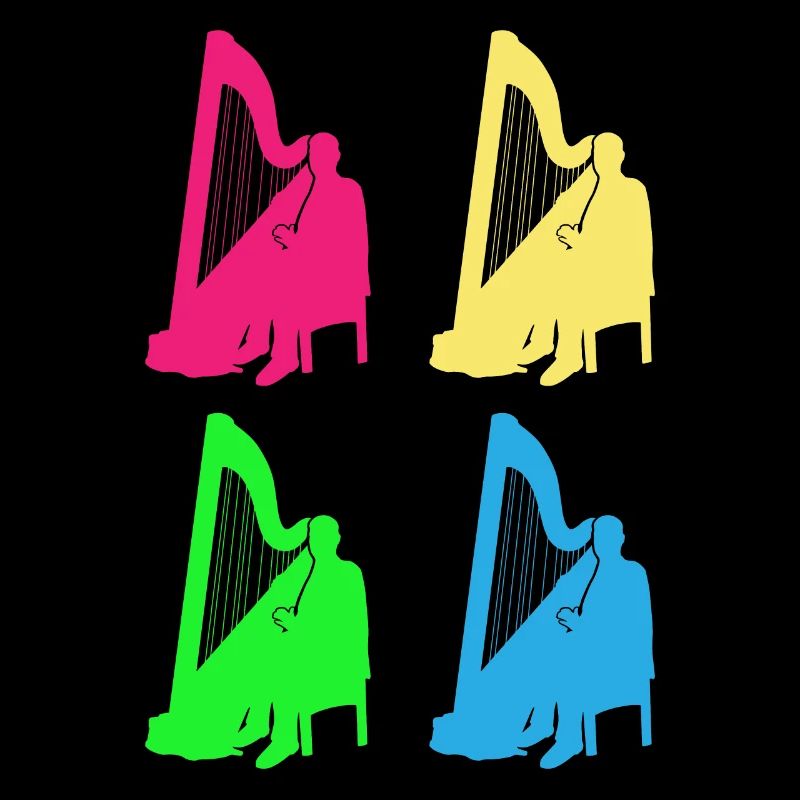 Coloré harpe sons variété cadeau