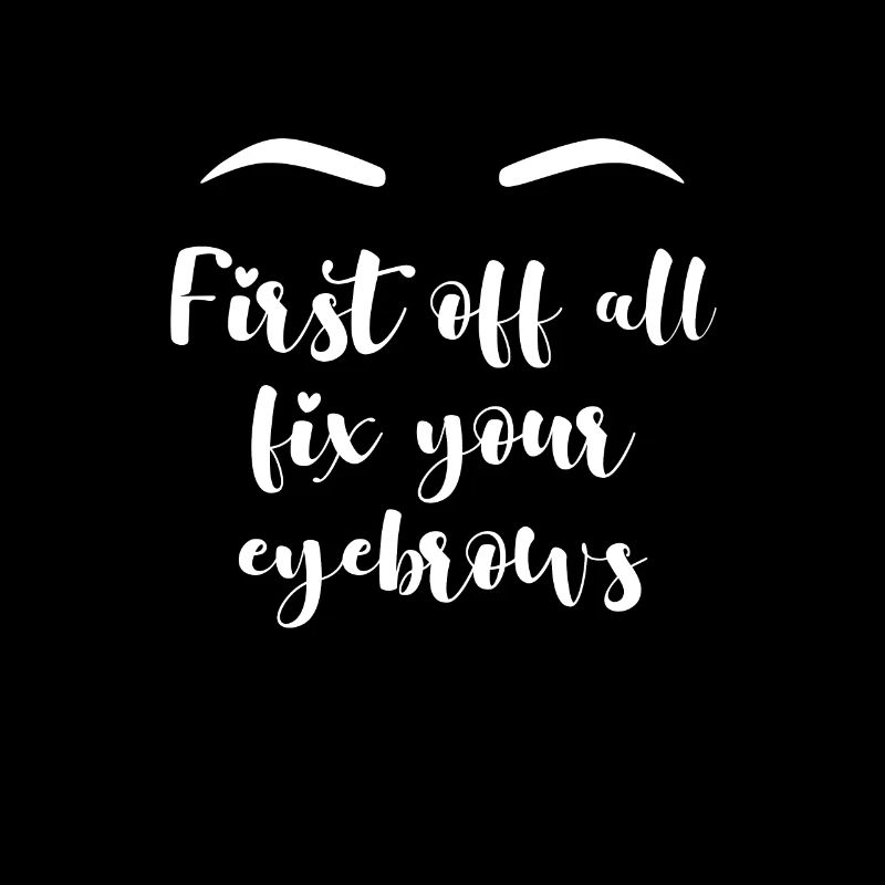 Eyebrow Makeup Shirt & Gift