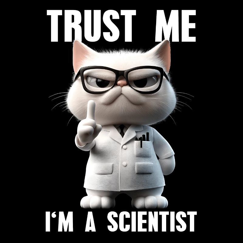 Croyez-moi, je suis un scientifique, science, chat, mème