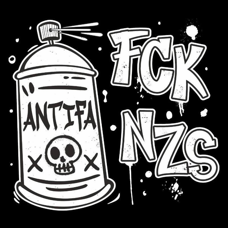 Antifaschismus Graffiti Art FCK NZS
