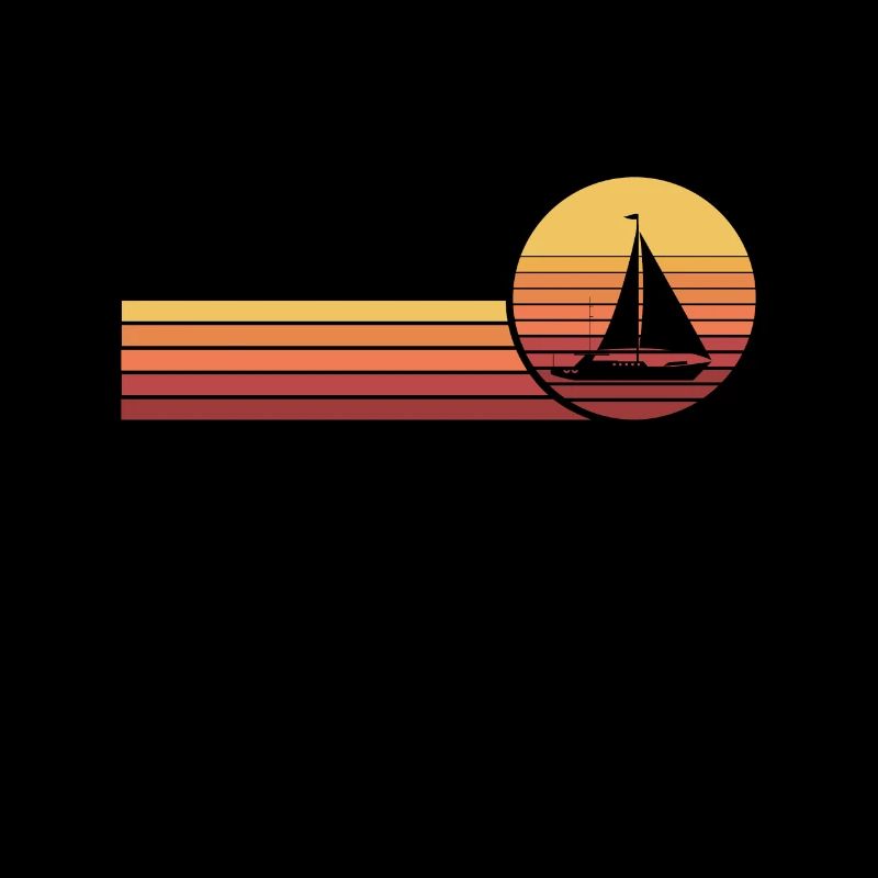 Sailboat sailing captain