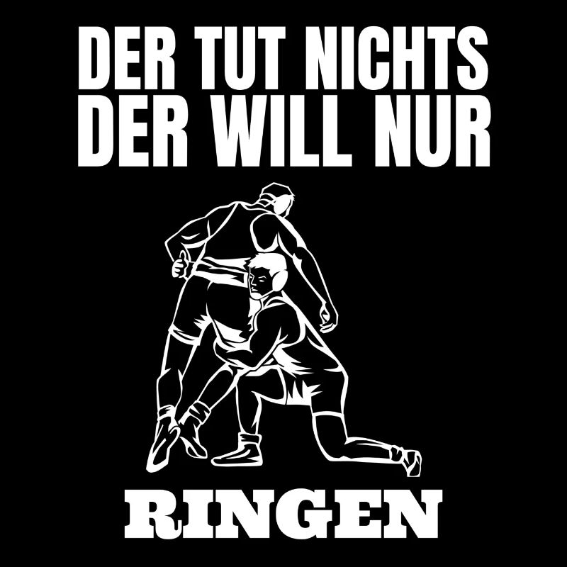 Ringer Wrestling lustige Geschenk Spruch Ringen