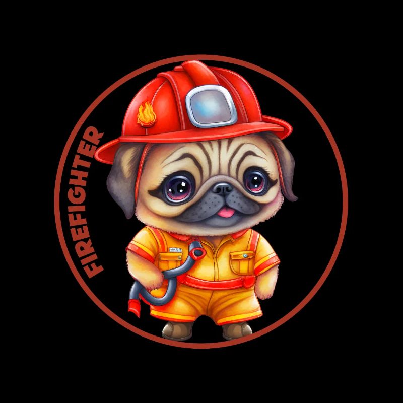 Firefighter pug