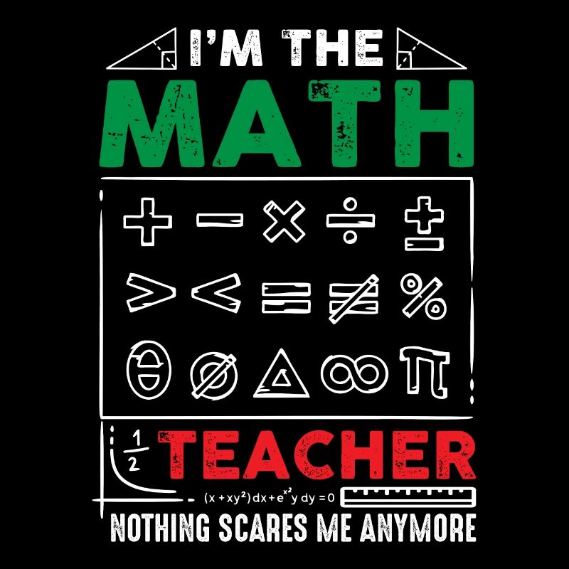 I Am A Math Teacher Funny Math for Teachers