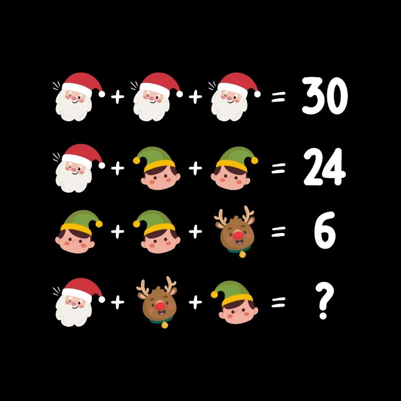 Noël Math Elfes Père Noël Rennes