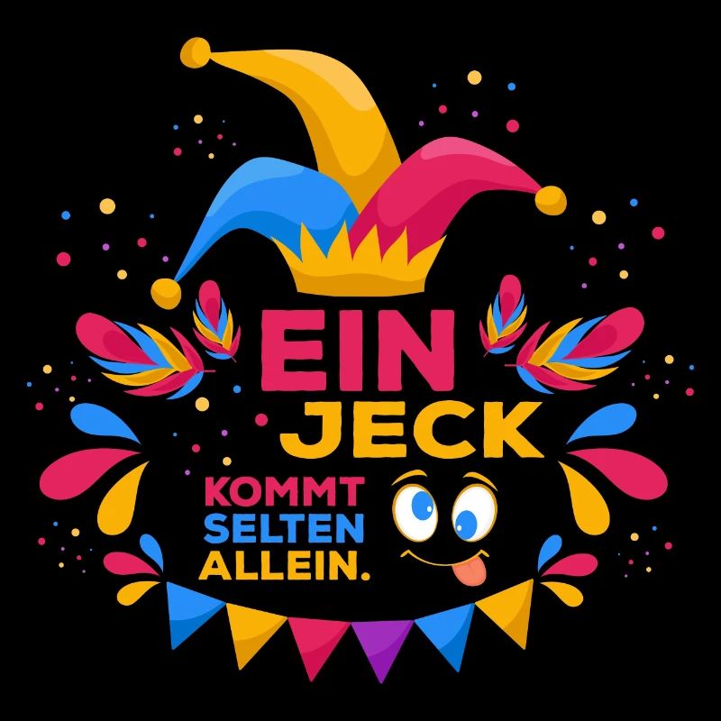 Karneval jeck-Kostüm,aalaf witzig-Spruch-geschenk