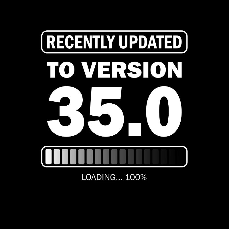 recently updated to version 35 - Gamer Birthday