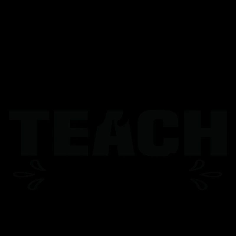 Coffee Teach Repeat - Lustiger Kaffee Spruch