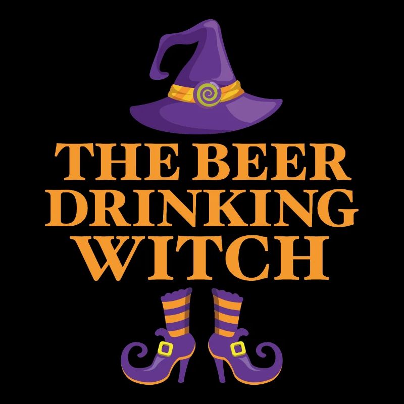 Die Bier trinkende Hexe
