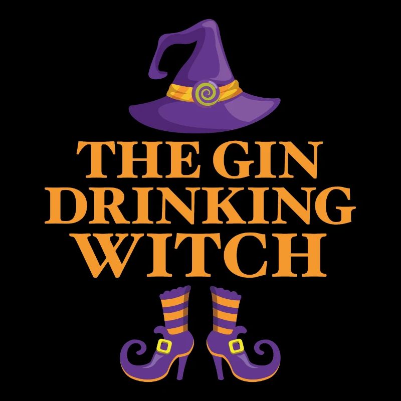 Die Gin-trinkende Hexe