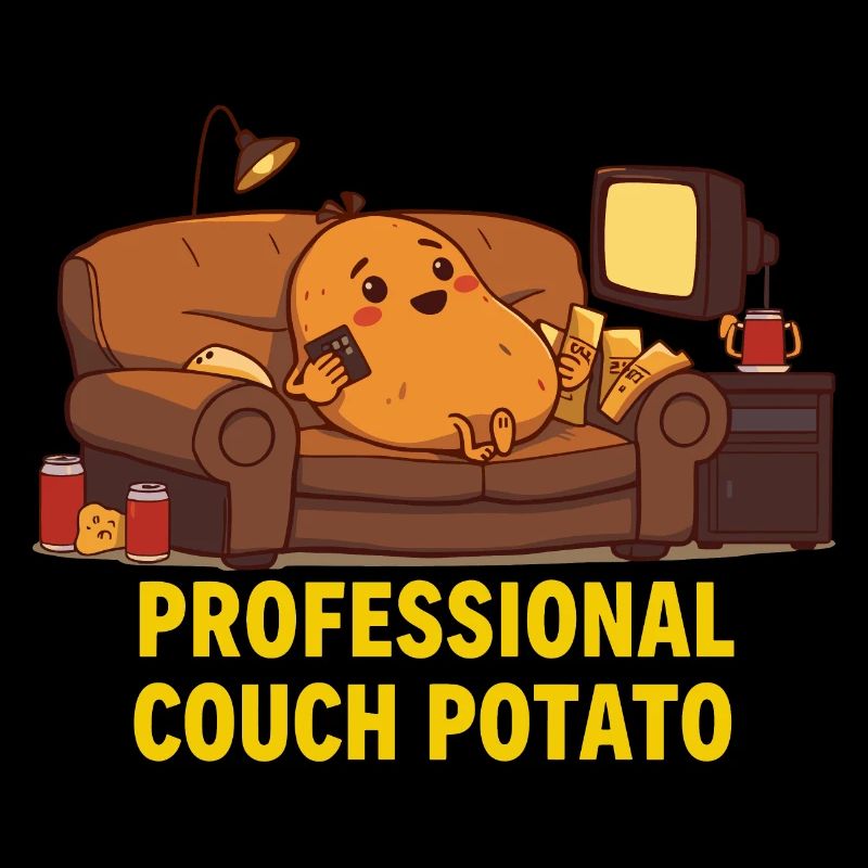 Het grappige Ontwerp van het Beeldverhaal van de Bankaardappel