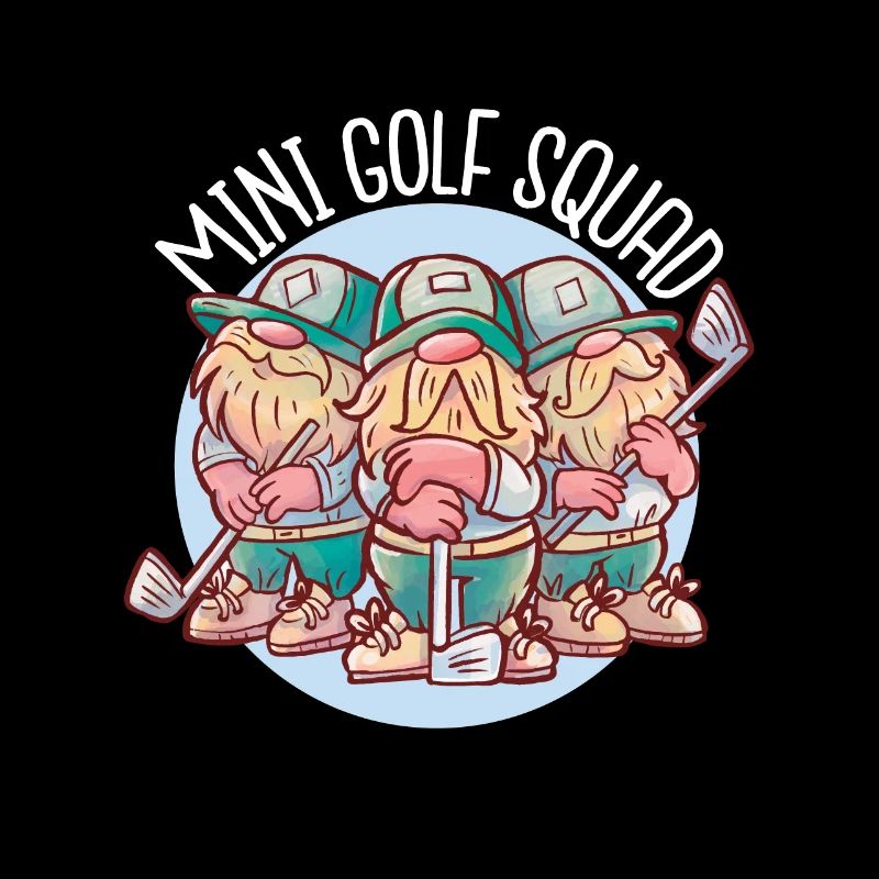 Minigolf Zwerge Gnome Golf Squad