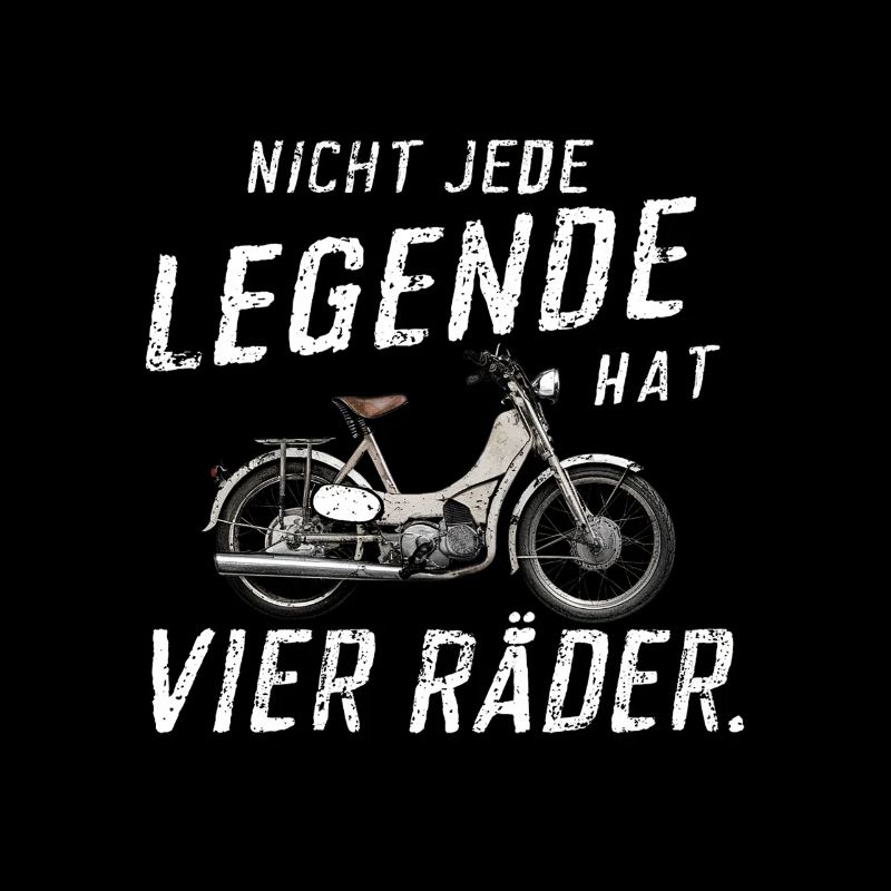 Not every legend has a four-wheeled moped