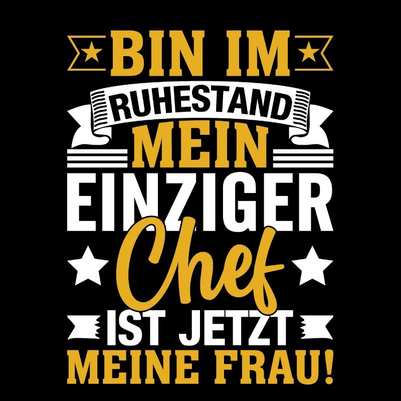 Fun Rente Spruch Frau Chef