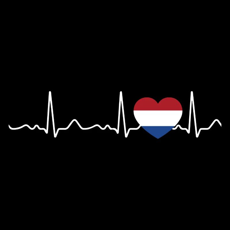 Netherlands - Heartbeat, pulse, heartline, ECG