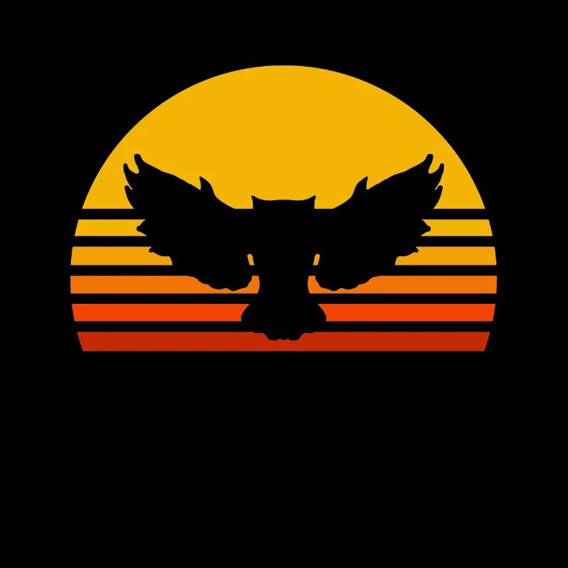 Eule Retro Hibou