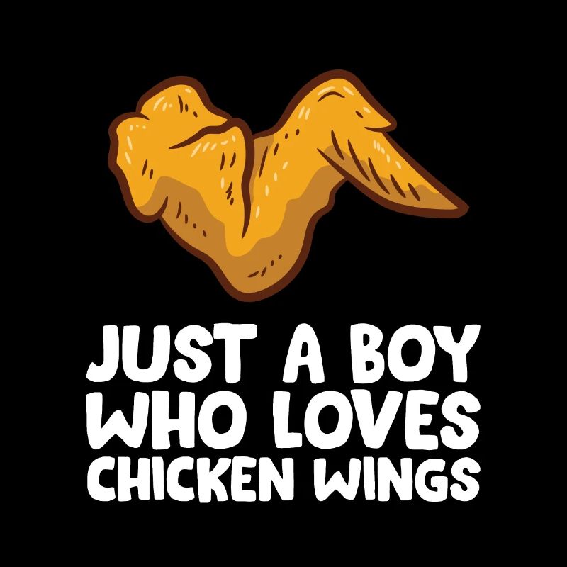 Chicken Wing Boy Nur ein Junge, der Chicken Wings