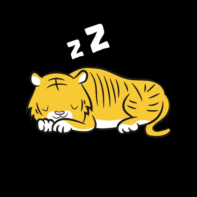 Sleeping Tiger Tiger Pajama Cute Tiger