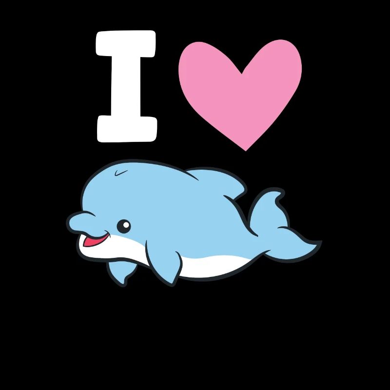 J’adore les dauphins Mer Océan Dauphin mignon