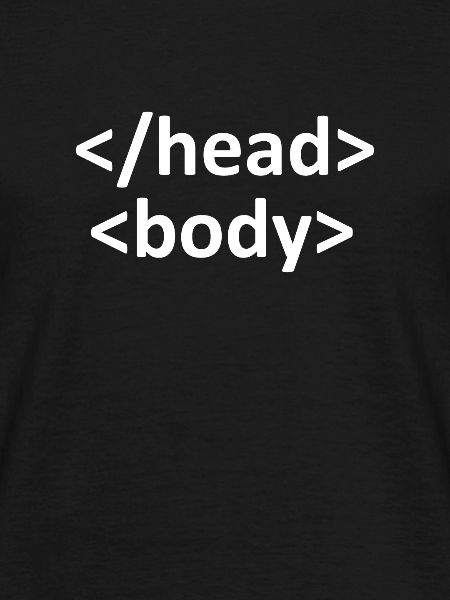 Web developer shirt