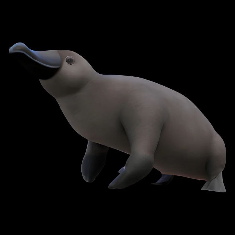 Cute Platypus Illustration