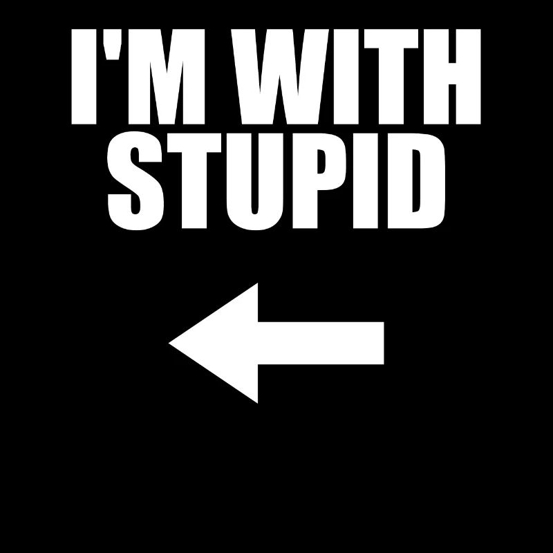 Dans la flèche avec stupid gauche des phrases drôles stupides