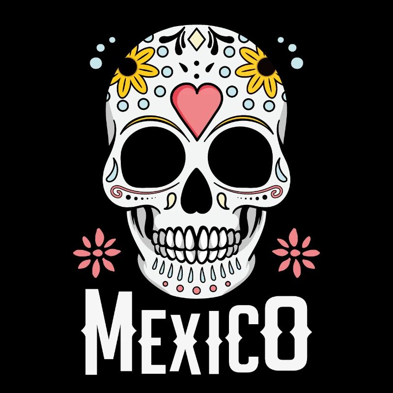 Crâne de sucre Mexique