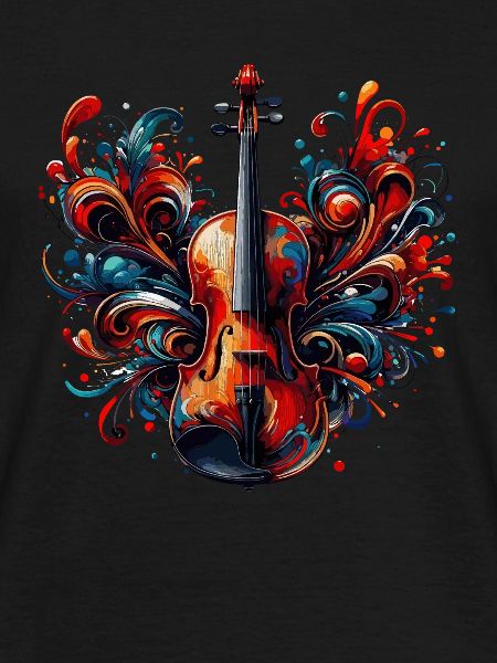 ColoUful Violin Drawing