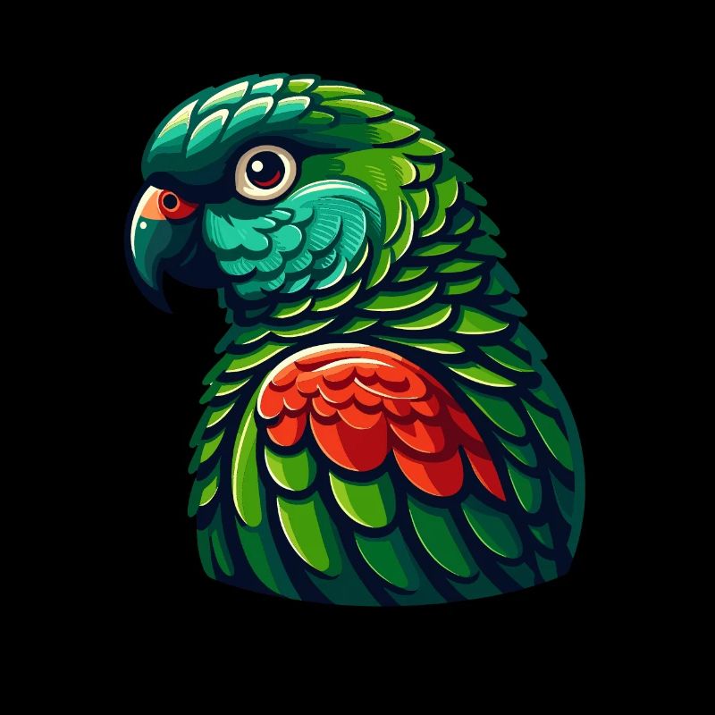 Conure à joues vertes Conure mignon Perroquet