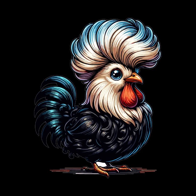 Polish Crested Chicken Polish Chicken