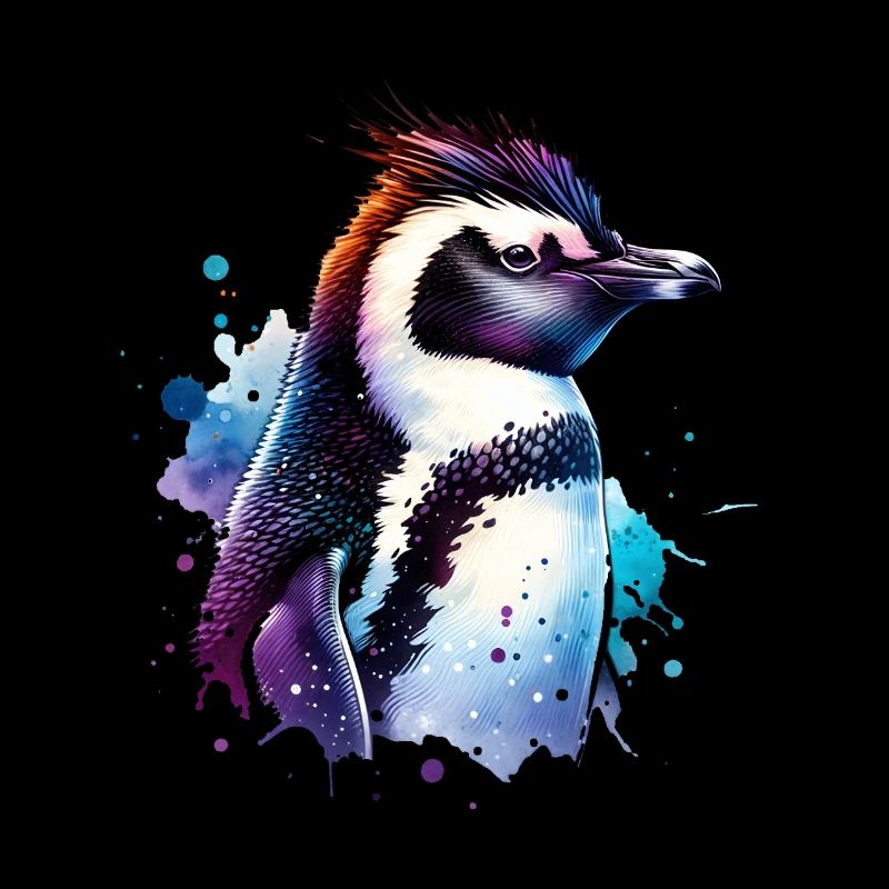 Pingouin à crête Pingouin mignon
