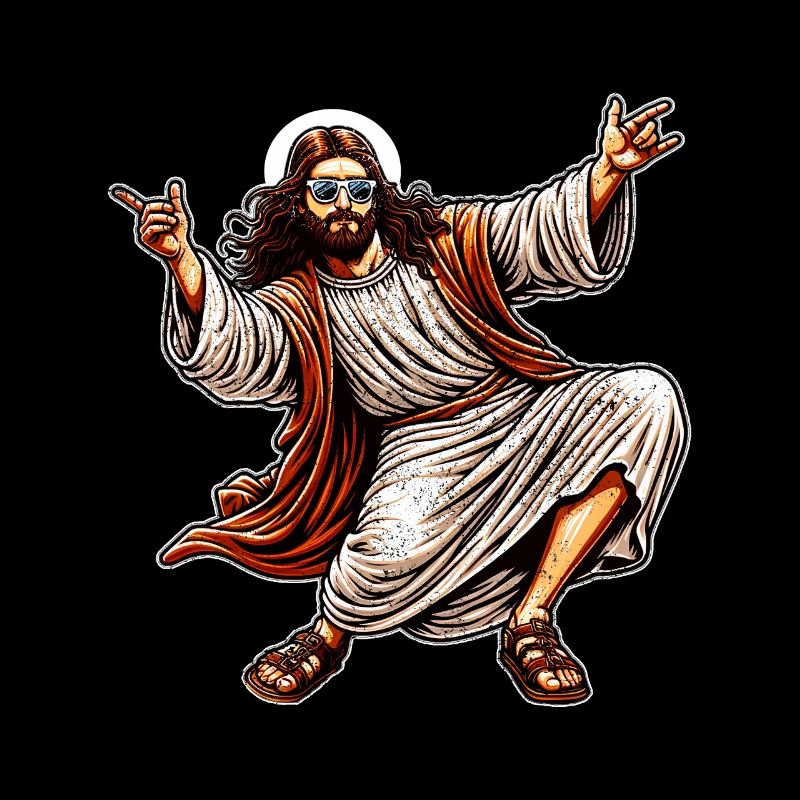 Dancing Jesus Break Dancing Jesus Funny Jesus t