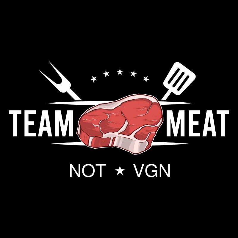 Team Meat Grillen Griller Fleischesser Steak