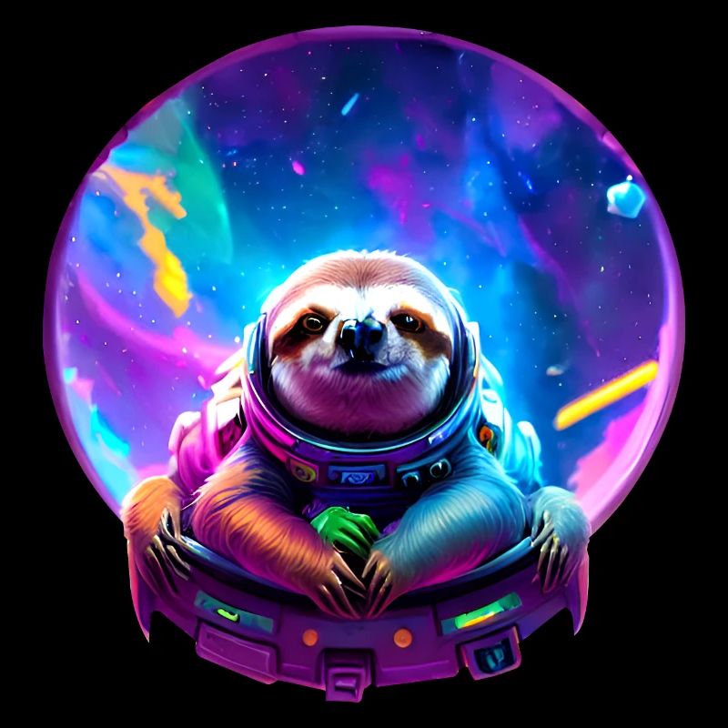 Space Sloth explores the universe