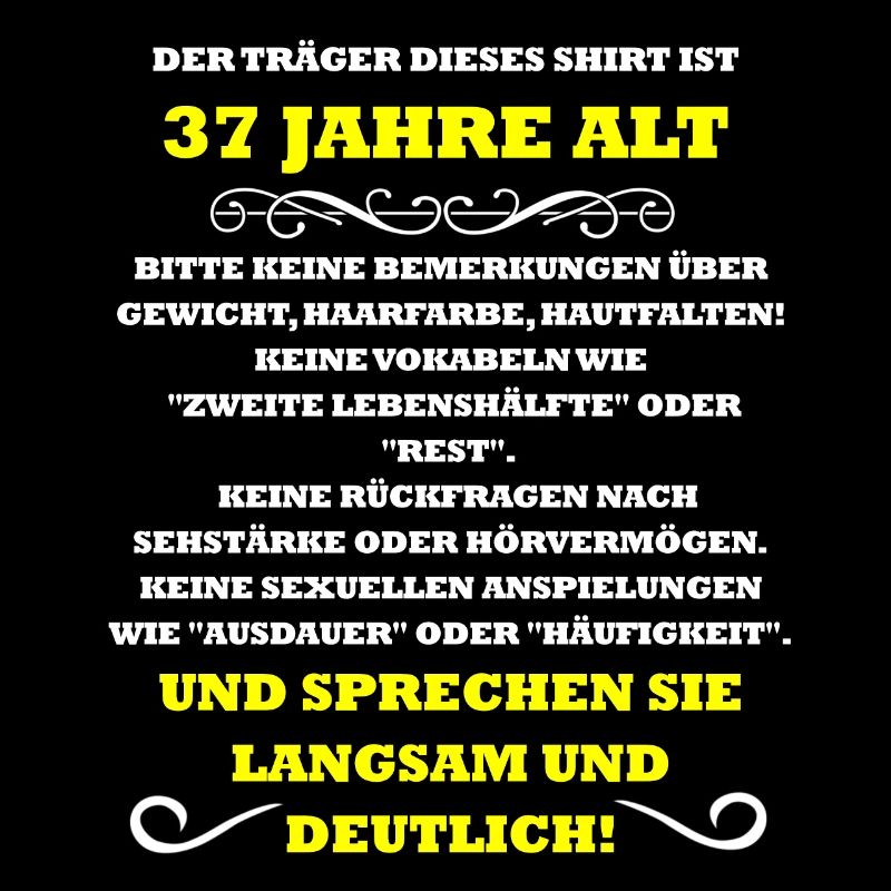 37. Geburtstag